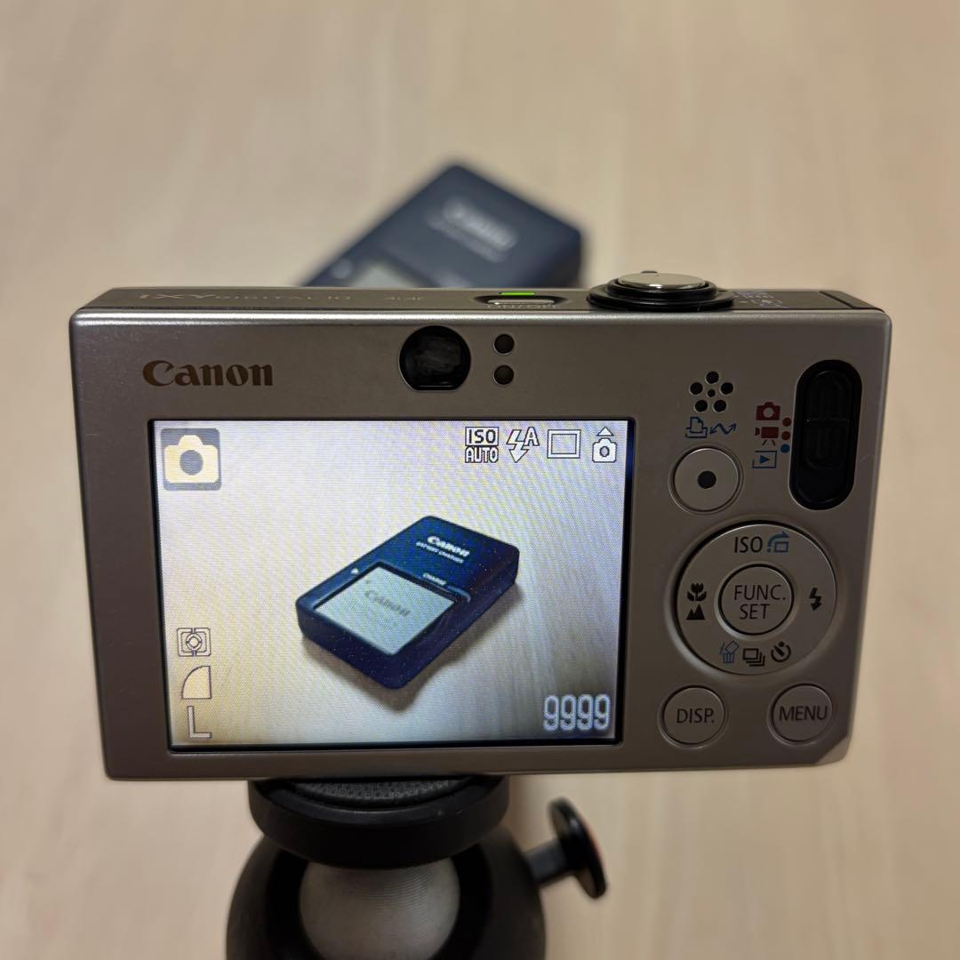 【動作品】Canon IXY DIGITAL 10 ブラック 純正バッテリー2個