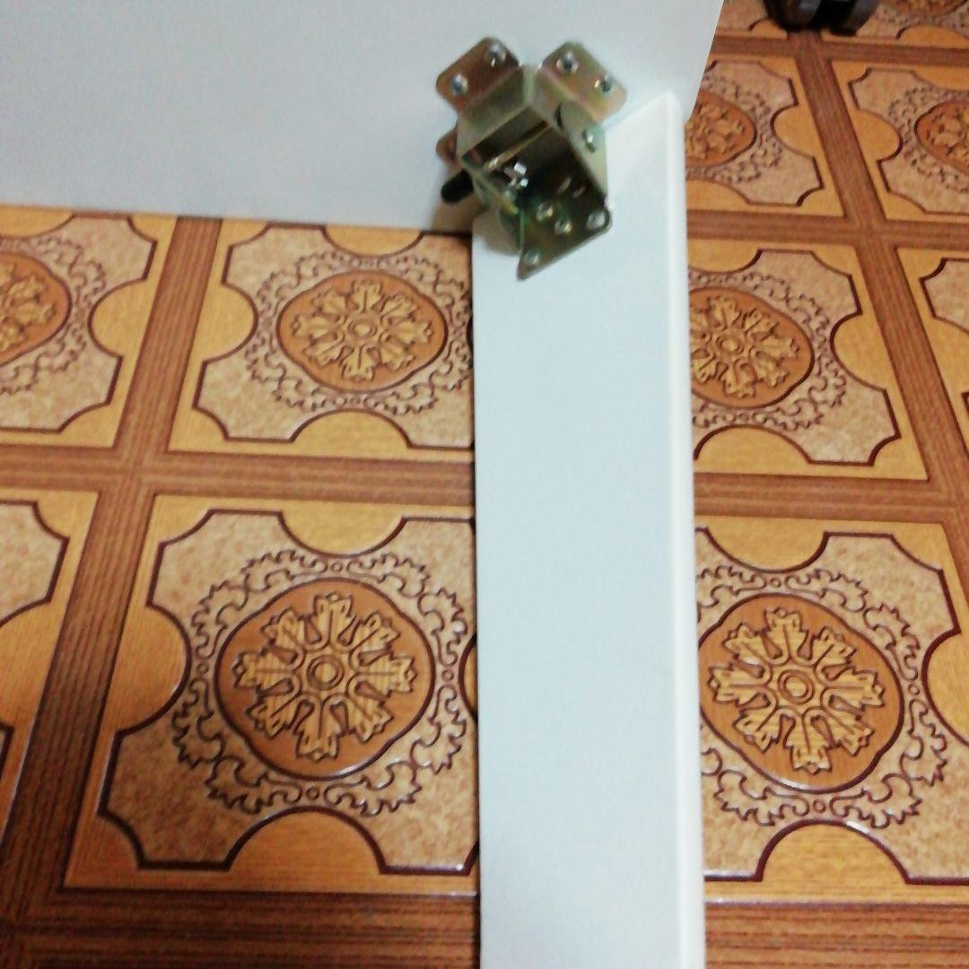 ホワイト テーブル 折りたたみ式 パソコン モニター