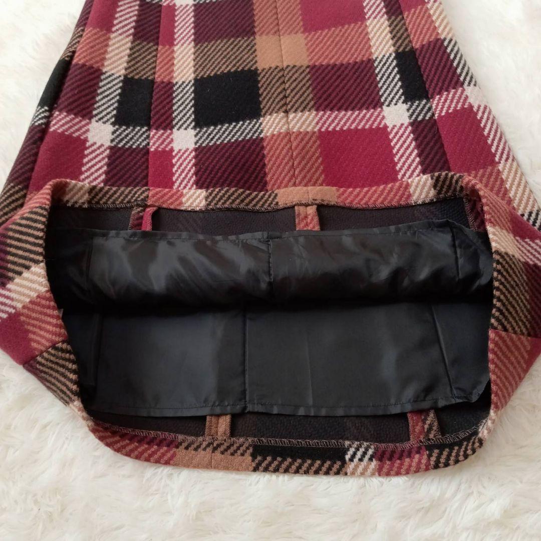 【極美品】ブルーレーベルクレストブリッジ ジャンパースカート　ウール　Vネック