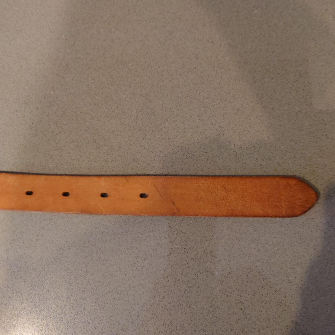 HERMES ブラウンレザーベルト