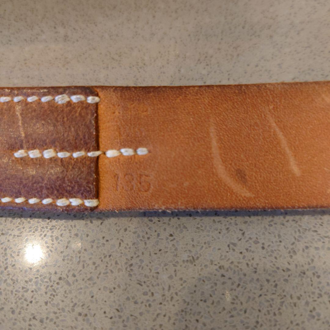 HERMES ブラウンレザーベルト