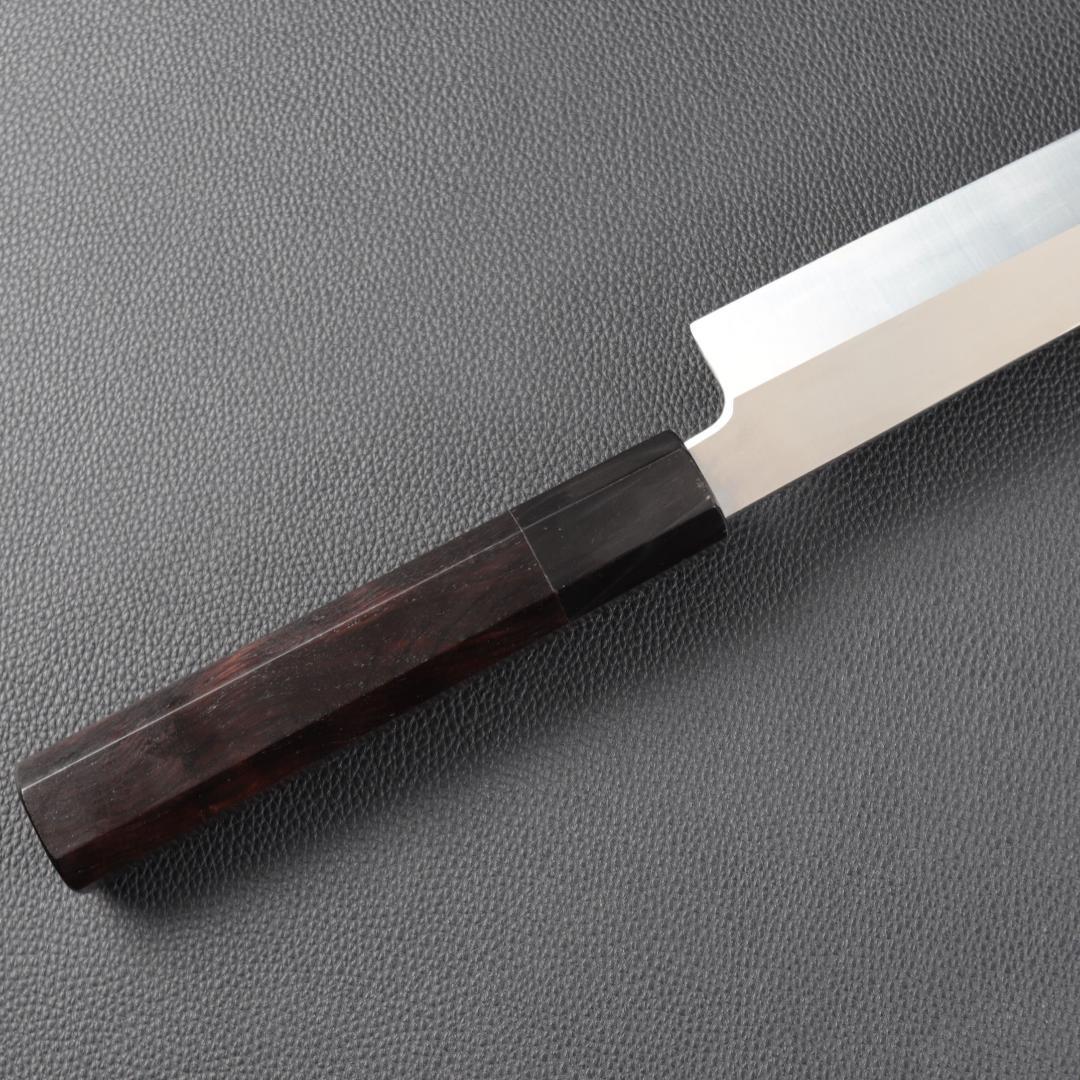 10952左利き用 先丸包丁 尺一 刺身包丁 刃は究極の切れ味 黒檀