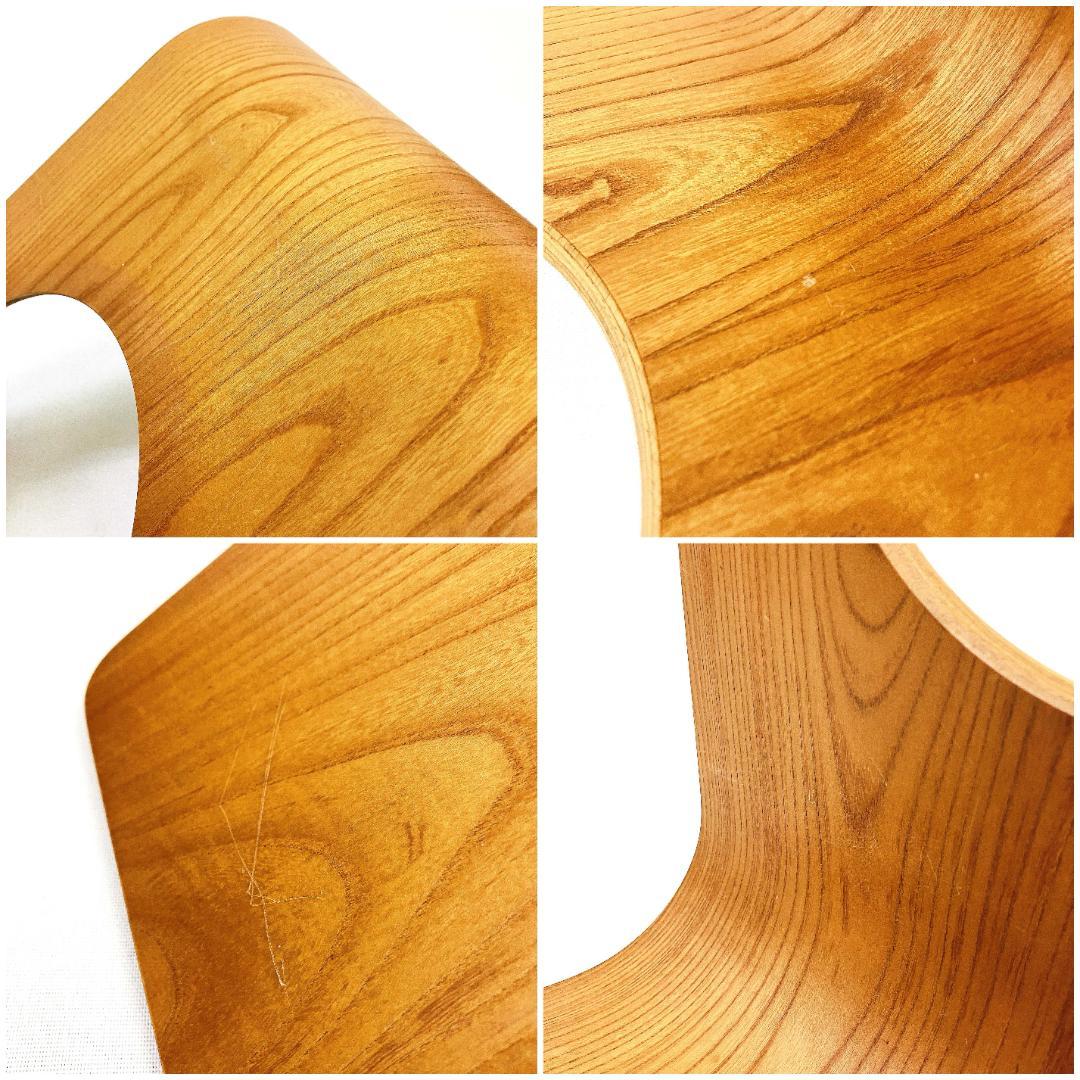 Tendo 天童木工 座椅子 2脚セット 藤森健次 曲げ木 ケヤキ板目 曲木⑲