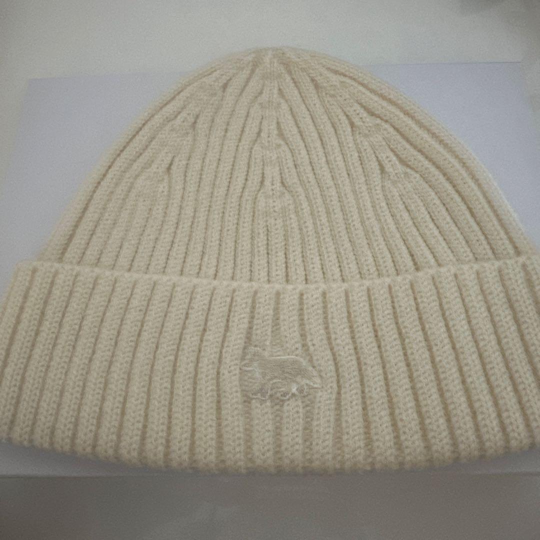 Maison Kitsune フォックスヘッド ビーニー ニット帽　メゾンキツネ