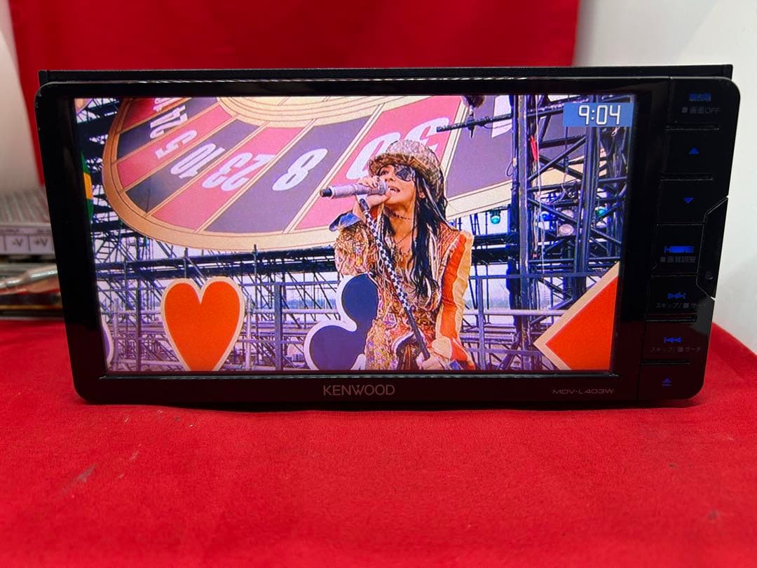 KENWOOD 2024年地図　MDV-L403W 新品バックカメラ付フルセット