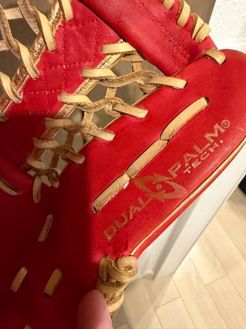 Rawlings 軟式グローブ A2000 レッド/ベージュ 左利き