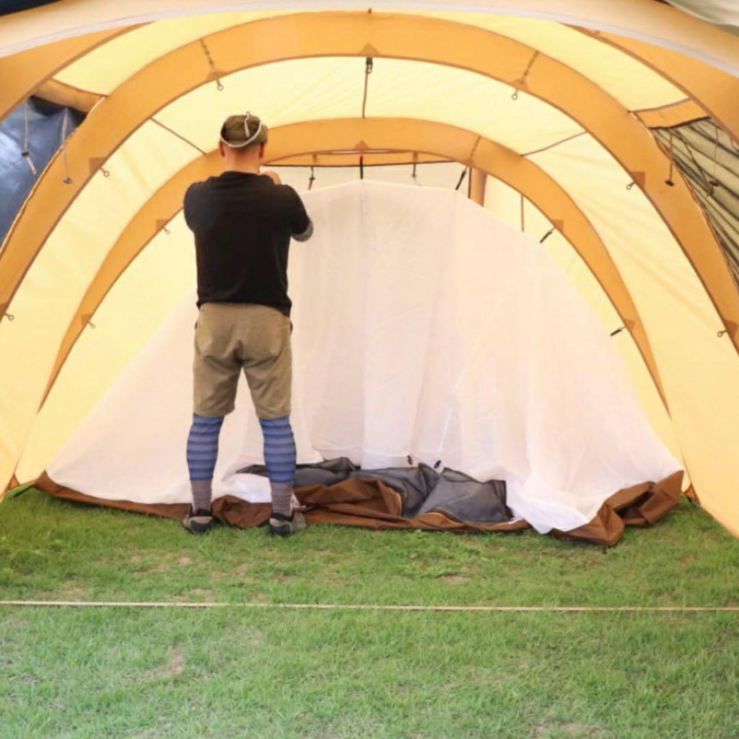 イグニオ 2ルーム型テント　ドームテント 4人用　キャノピー　キャンプ　新品