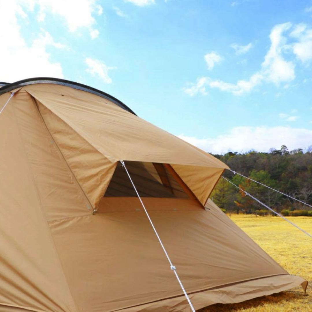 イグニオ 2ルーム型テント　ドームテント 4人用　キャノピー　キャンプ　新品