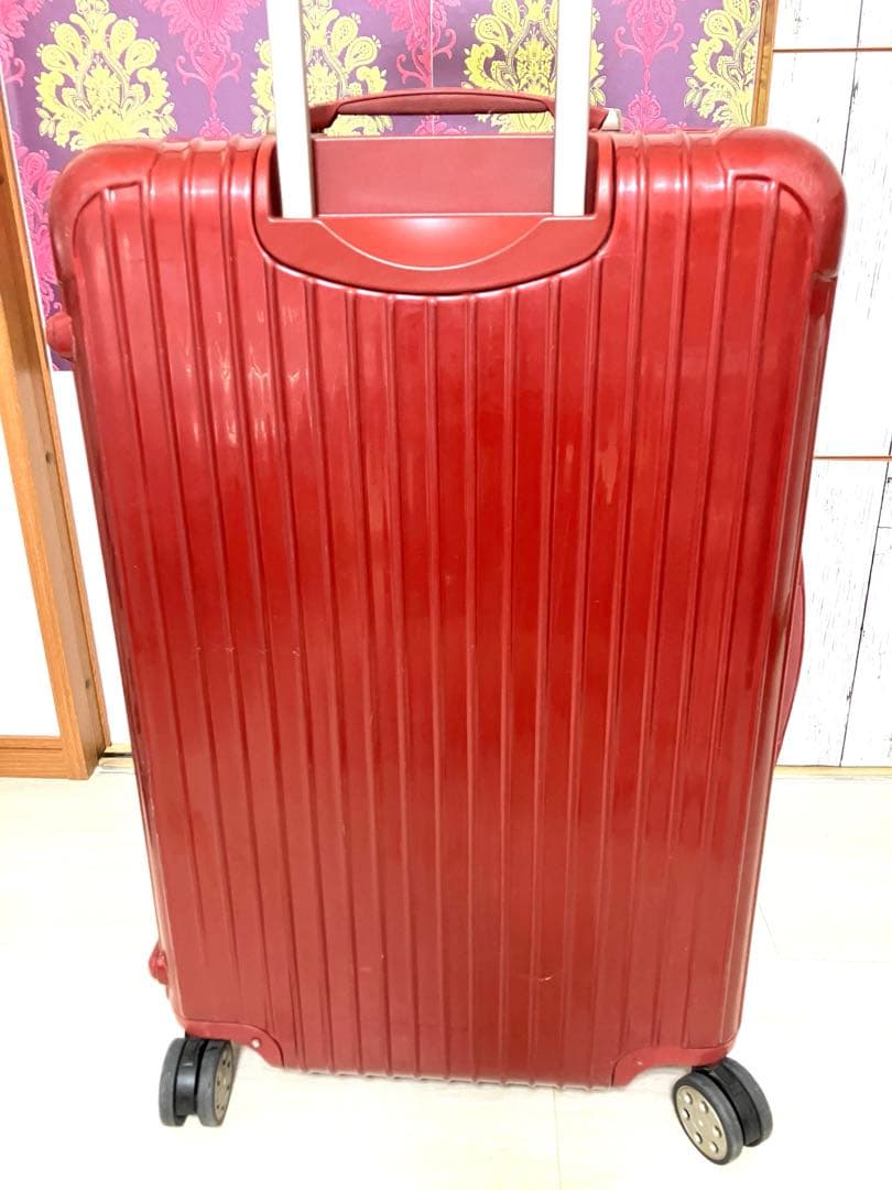RIMOWA リモワ サルサデラックス 78L レッド 4輪 マルチホイール 赤