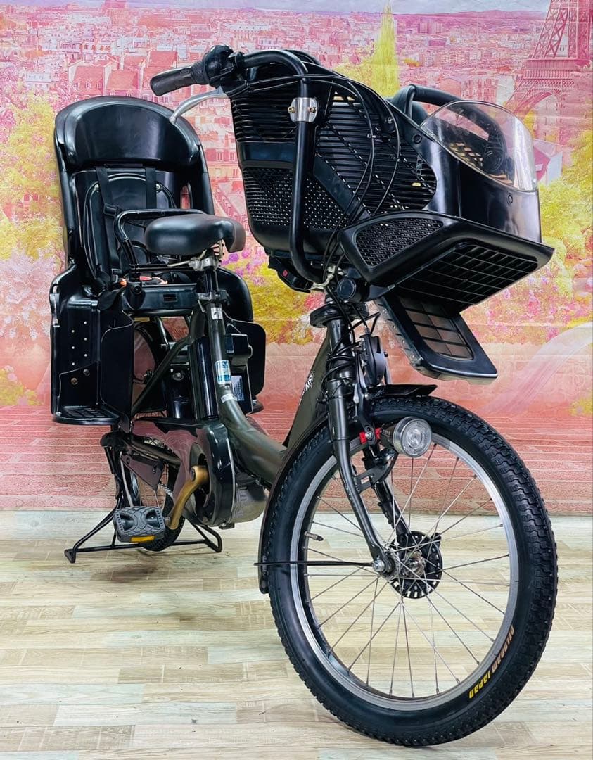 ZK3466 電動自転車 ヤマハ パスキス 子供乗せ 20インチ 送料無料