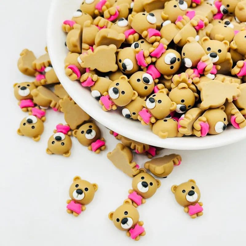 商品説明必読!!大きめくまさん ネイルパーツ 5個