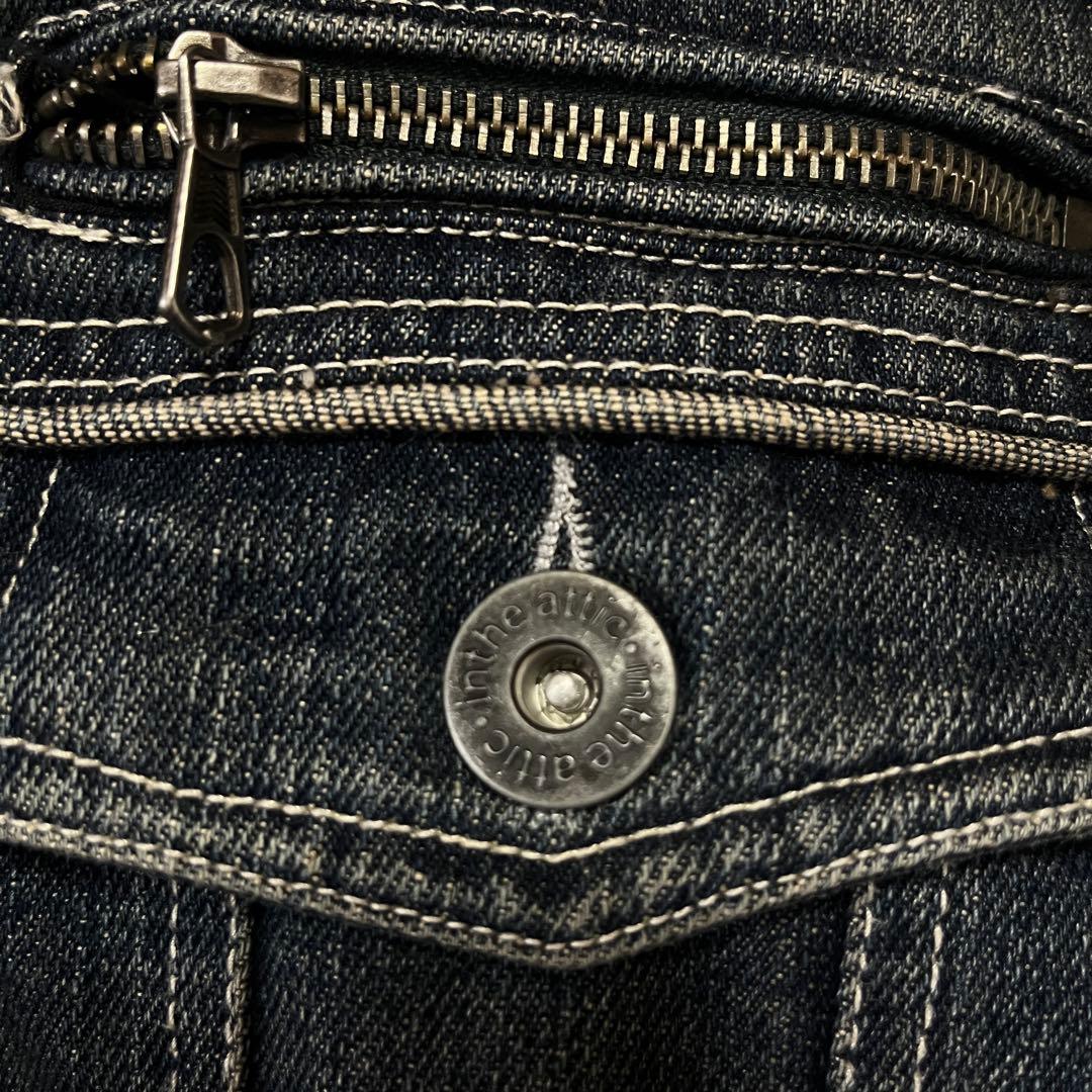 in the attic ファーライダーデニムジャケットお兄系v系ギャル男y2k