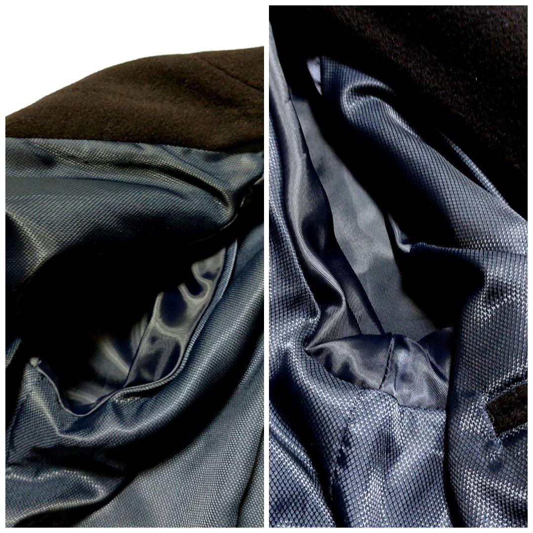 モダリトルノ ダブルチェスターコート カシミヤ混 ブラック L - メルカリ