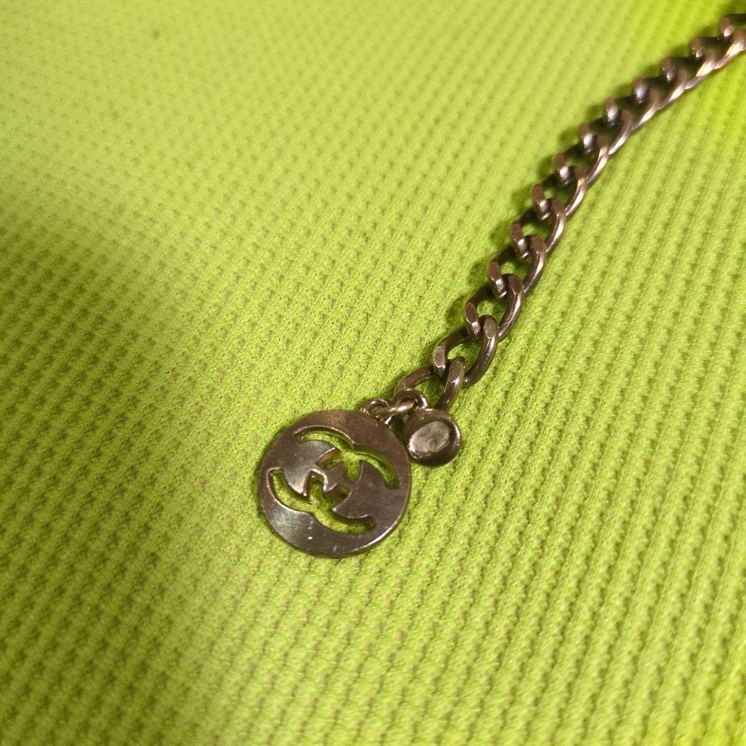 シャネル　パールとチェーンのベルト