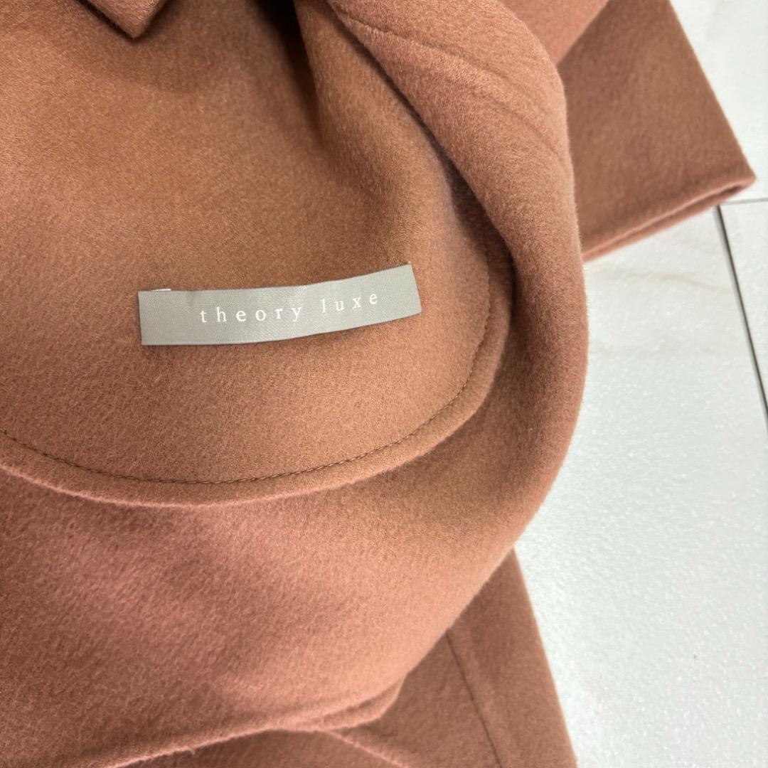 21aw Theory luxe ケープコート 350ヴィンテージトープブラウン - メルカリ