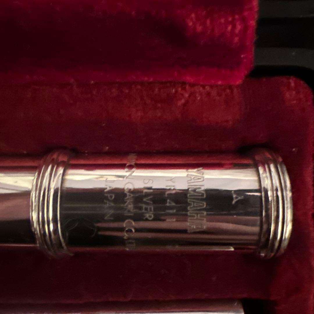 YAMAHA YFL-411 銀製フルート 全タンポ交換済み 調節済み