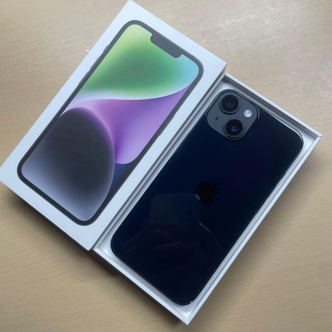 iPhone14 128GB SIMフリー 割れなし バッテリー最大容量85%