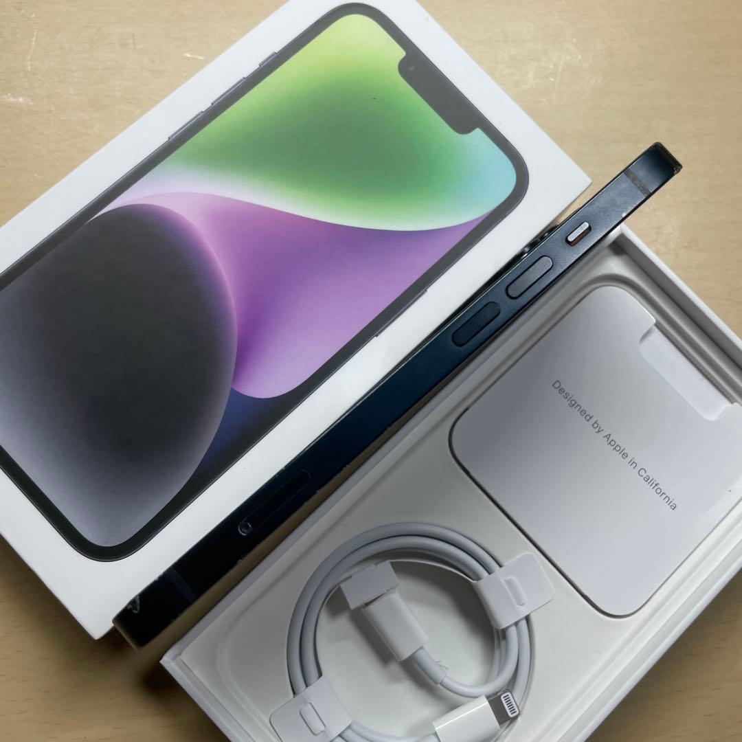 iPhone14 128GB SIMフリー 割れなし バッテリー最大容量85%