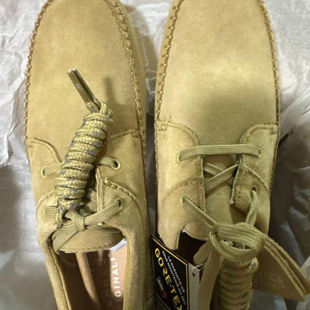 【未使用品】クラークス ウィーバー ゴアテックス メープルスエード UK8