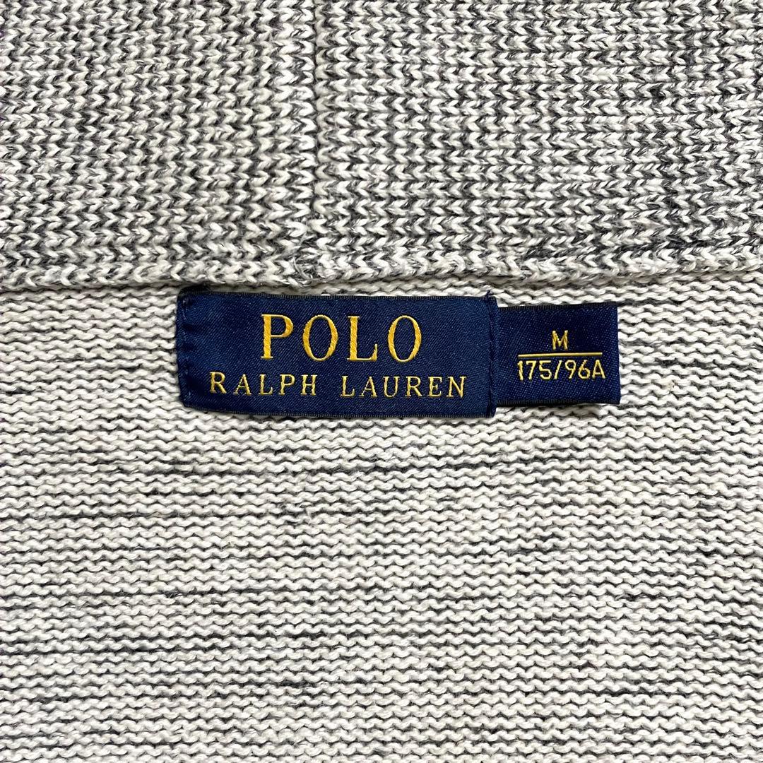 POLO ポロ ラルフローレン ショールカラー コットンニット カーディガン
