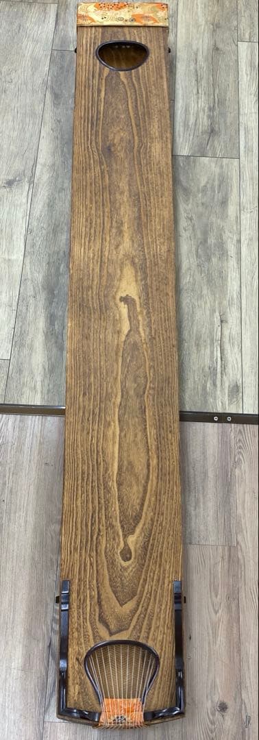 秀本在銘　最高級　お琴　綾杉彫刳甲　全長183㎝　トヒコ　東な7-0210☆2F