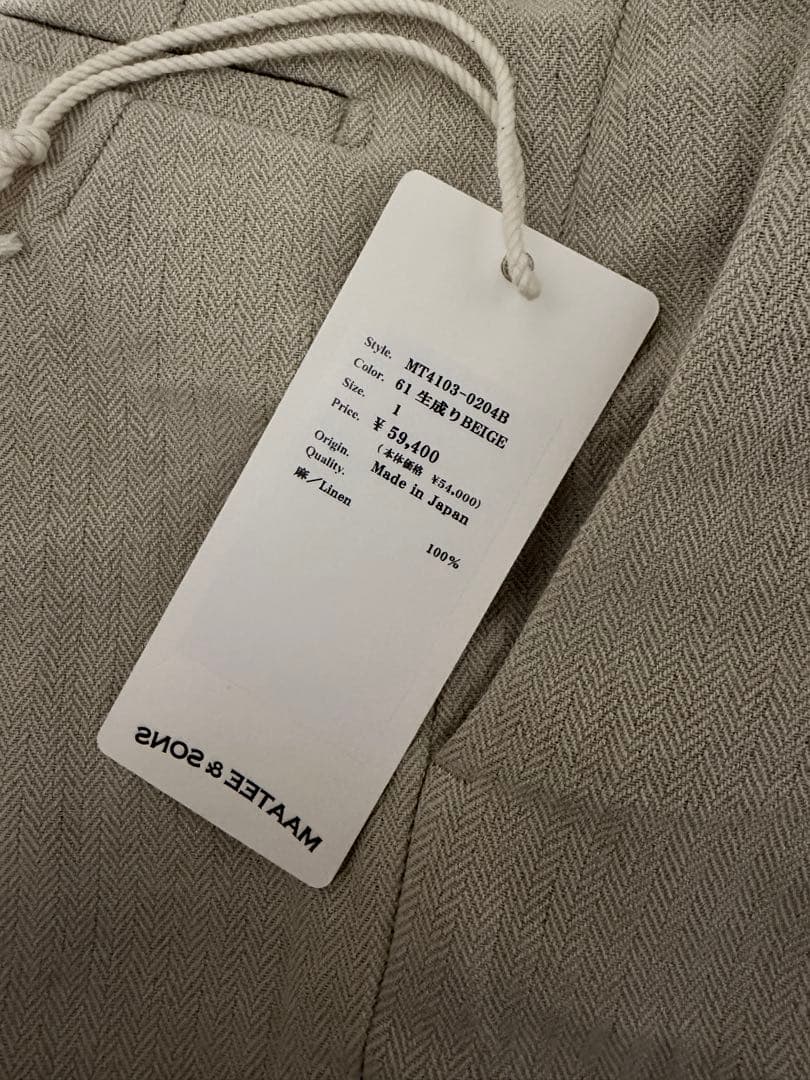 専用　MAATEE&SONS 俺CHINO LINEN