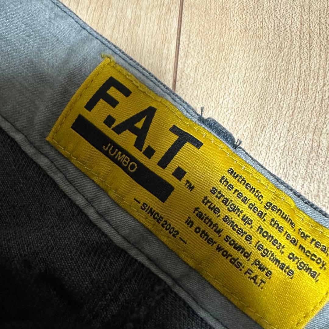 美品F.A.T. ACIDROUSERブラック ワイドパンツJUMBO - メルカリ