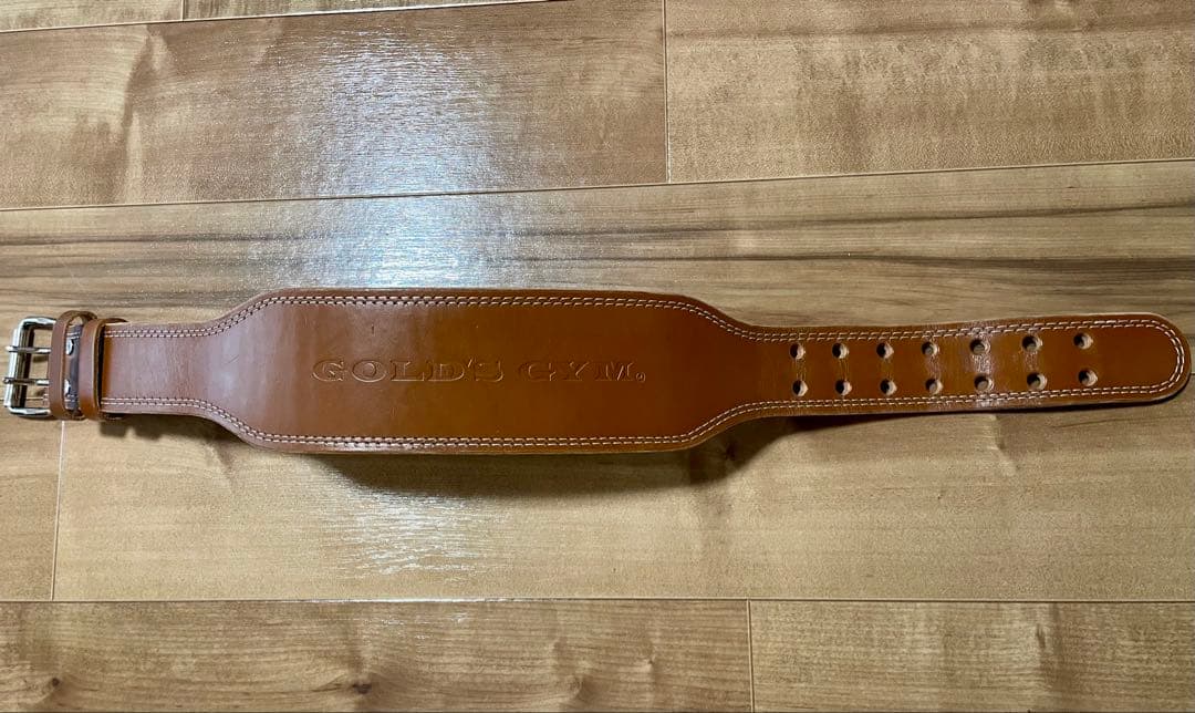 【状態良好】GOLD'S GYM プロレザー パワーベルト S