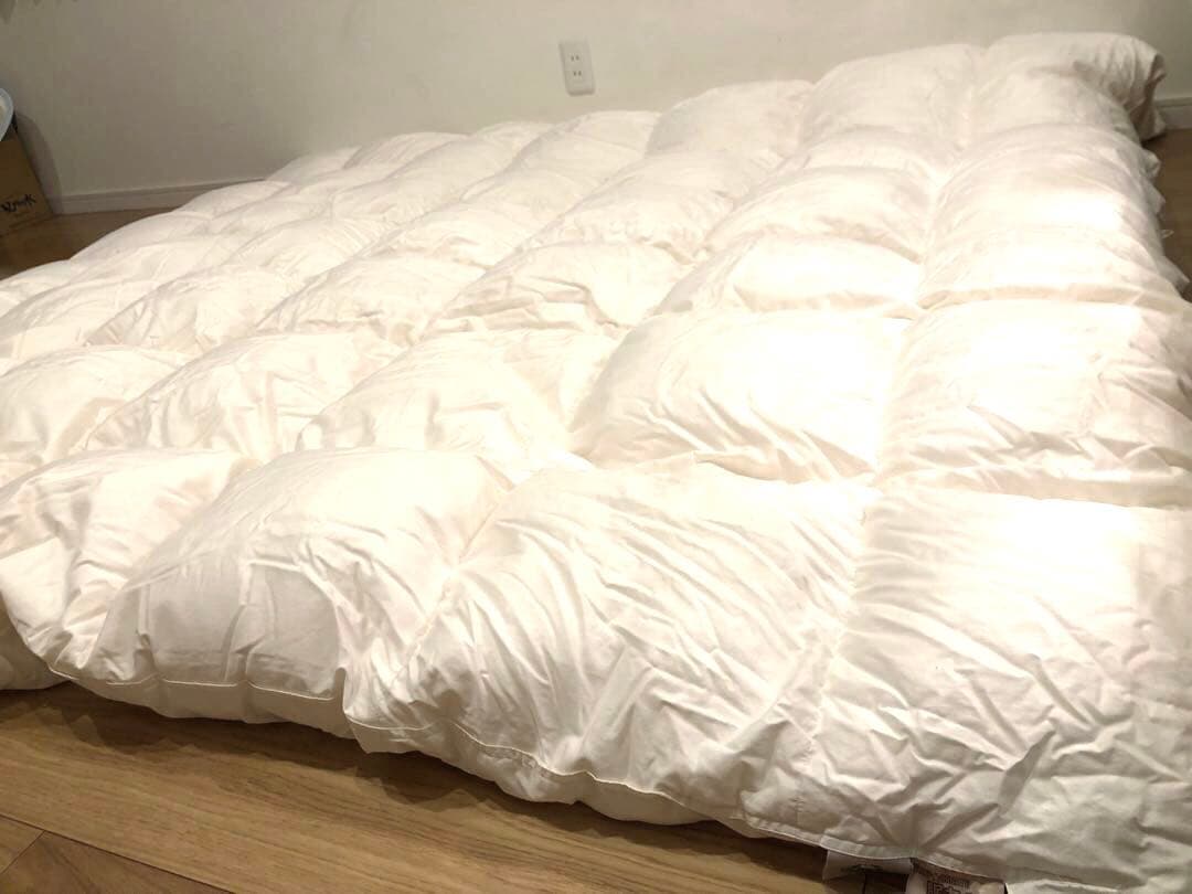 京都 眠の木 キング Sロング ポーランドグース93% 2.3k 専用カバー付