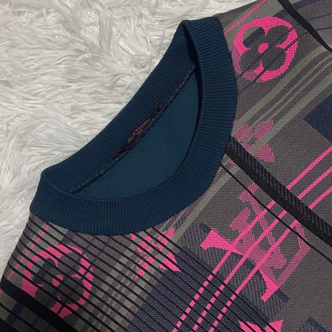 【美品】ルイヴィトン スウェット マルチカラー モノグラム ジャガード