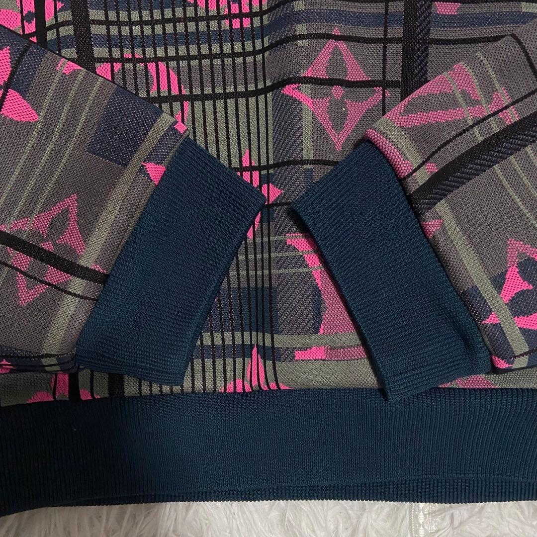 【美品】ルイヴィトン スウェット マルチカラー モノグラム ジャガード