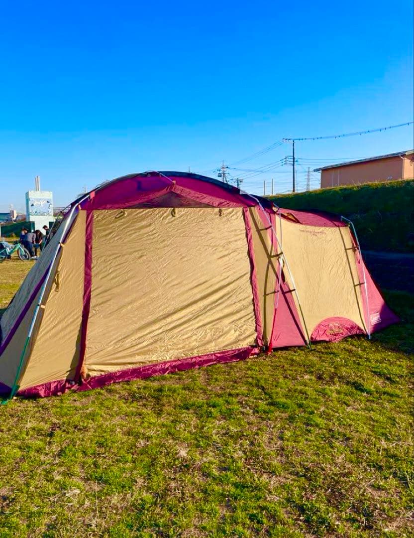 【極美品】コールマンテント タフスクリーン2ルームハウスバーガンディ