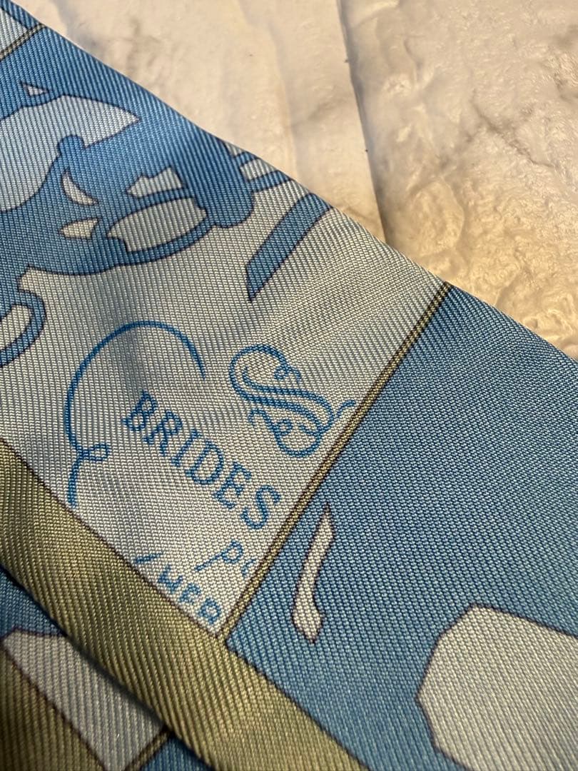 未使用タグ付✨エルメス　ツイリー　ブリッドドゥガラ　レアカラー