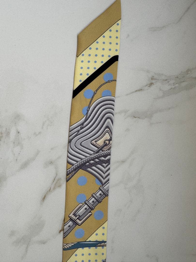 HERMES ツイリーシルクスカーフ 美品