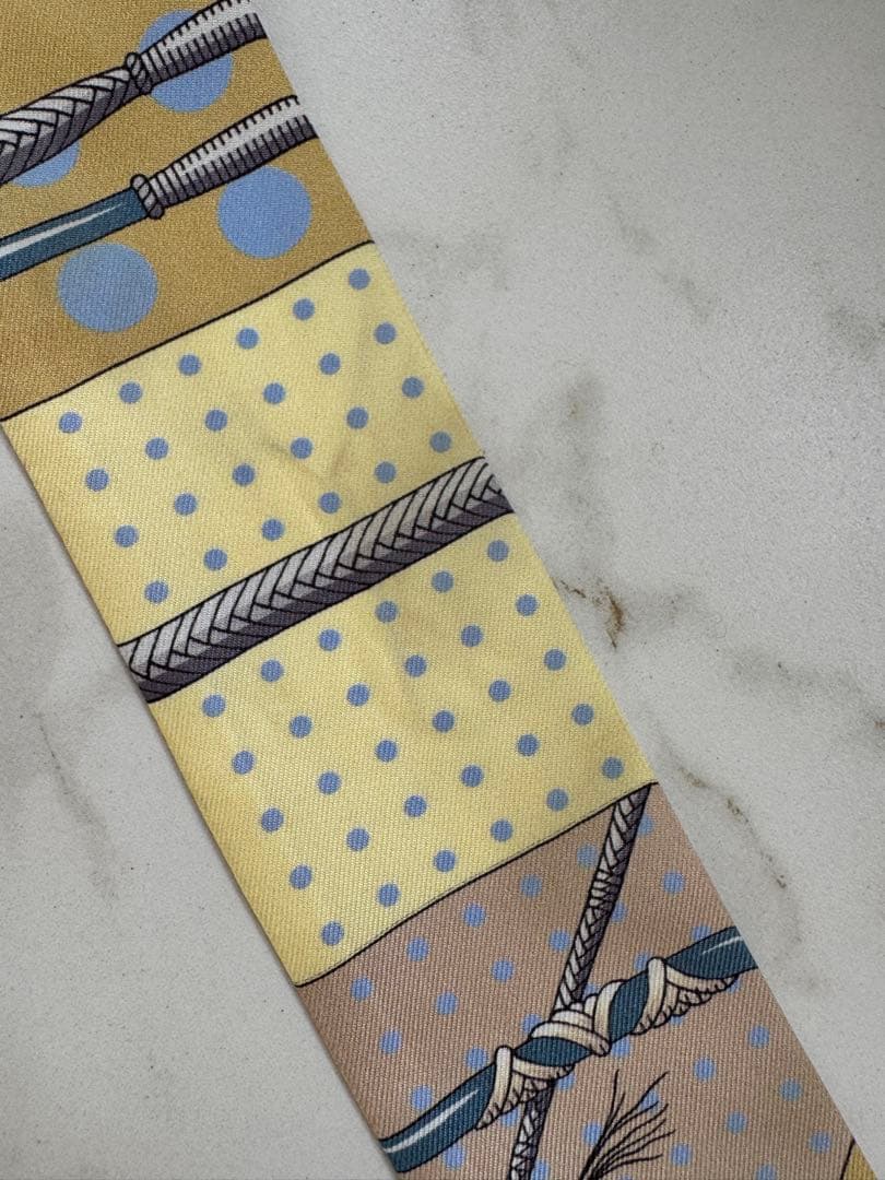 HERMES ツイリーシルクスカーフ 美品