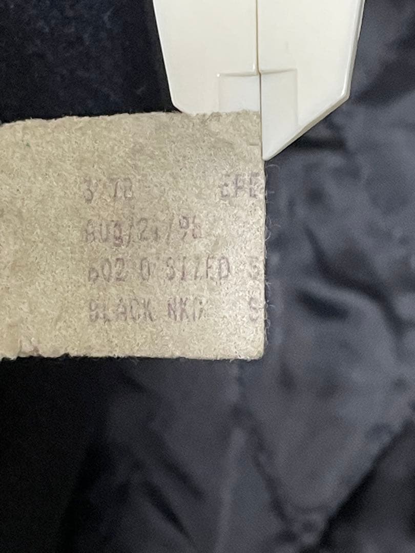 90s USA製 Golden Bear スタジャン L 黒 レザー