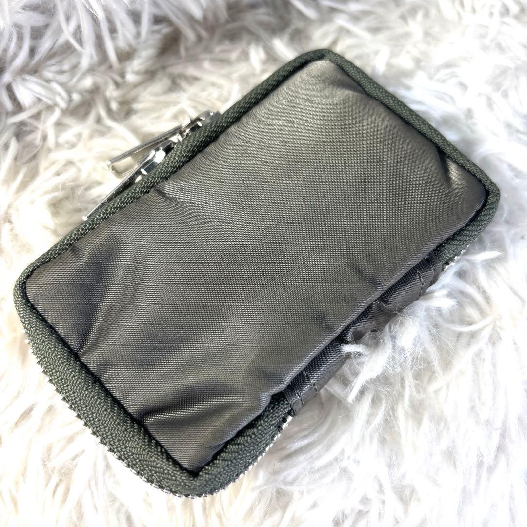 希少✨ポーター タンカー ラウンドファスナー キーケース セージ