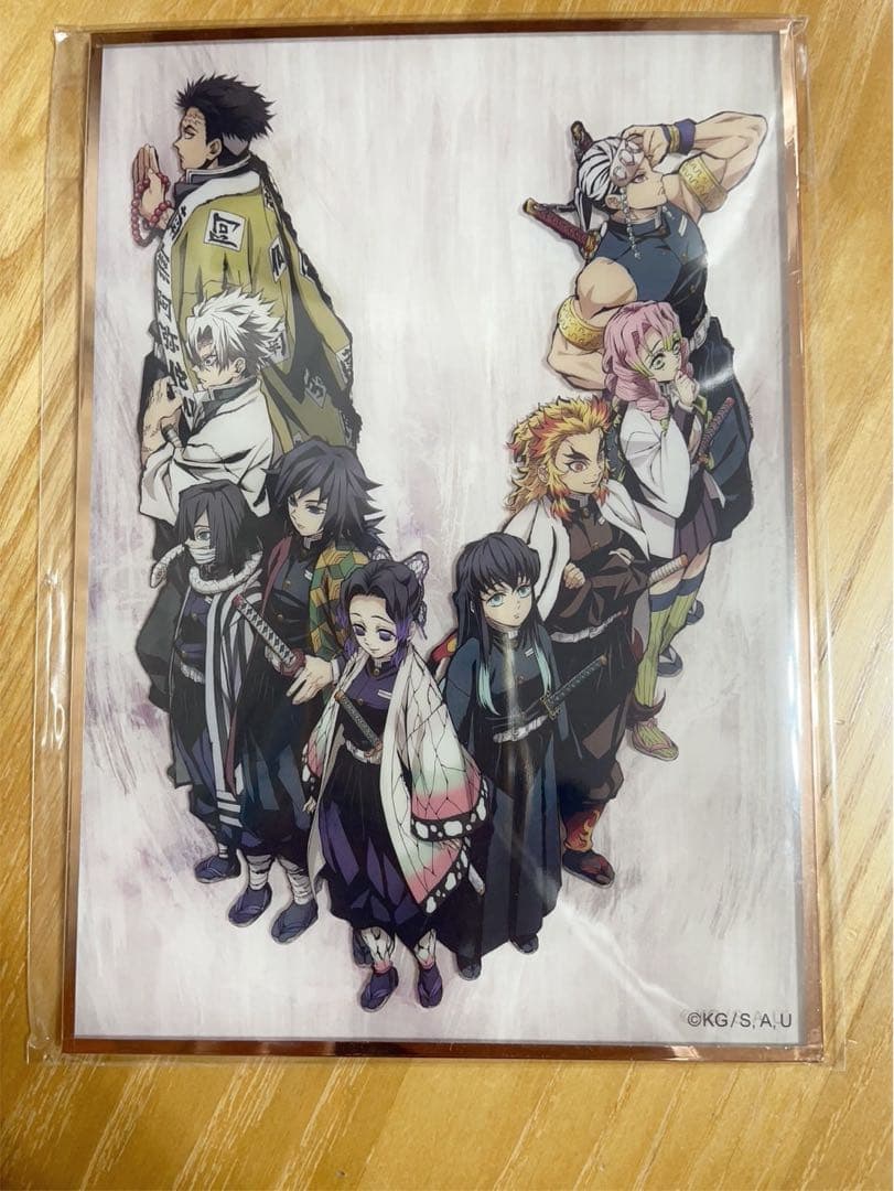 鬼滅の刃 鬼滅シアター キービジュアル アクリル色紙 柱合会議・蝶屋敷