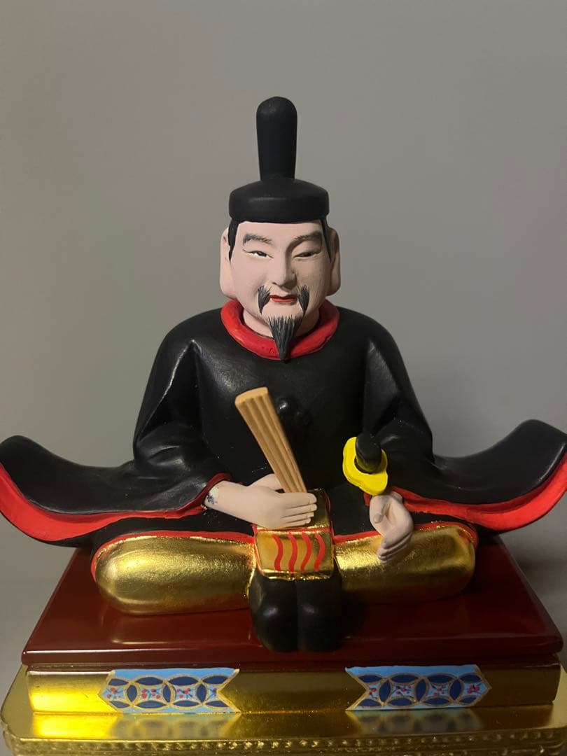 菅原道真公　木彫り　彩色　天神様　学問の神様　② 25