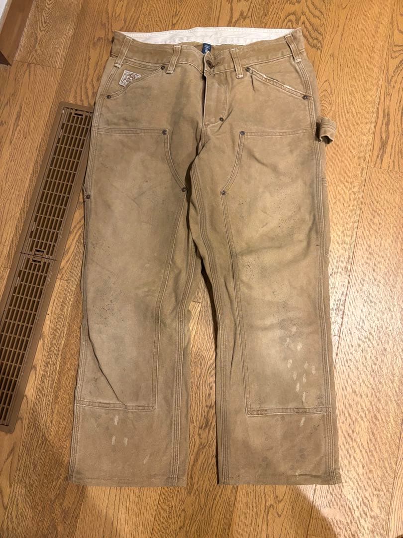 ポロラルフローレン　ワークパンツ　ダックキャンバス　RRL