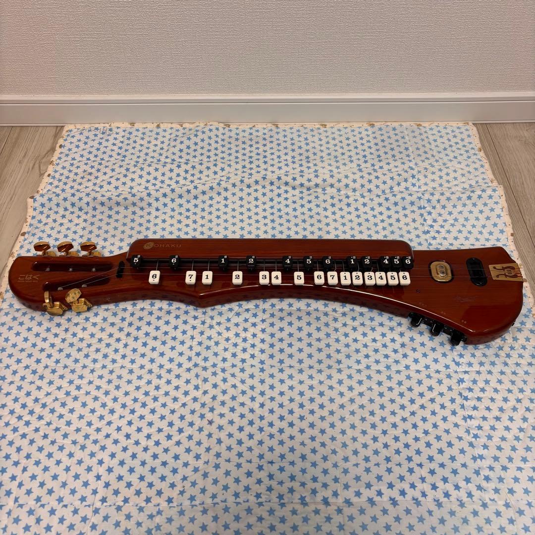 SUZUKI 電気大正琴 KOHAKU こはく ソプラノ CHK-1 ケース付き