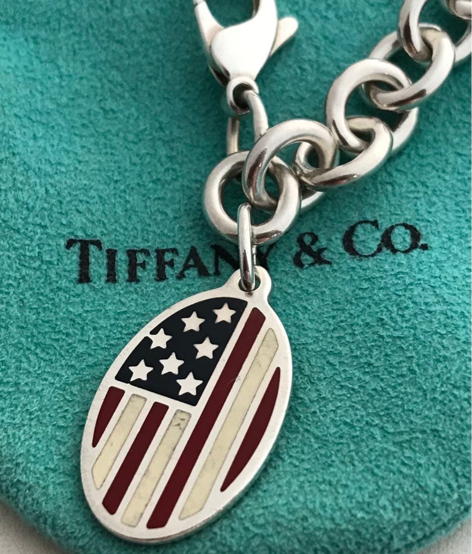 Tiffany 星条旗ブレスレット 希少 - メルカリ
