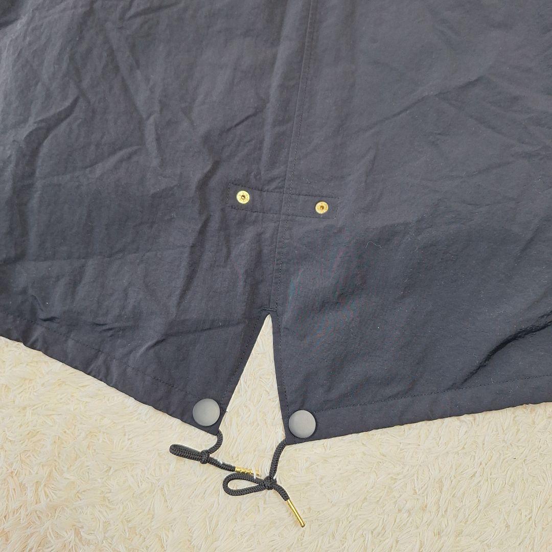 【極美品】メデジュウキュウ　リラックスモッズコート　 スカーフ柄裏地　黒　3