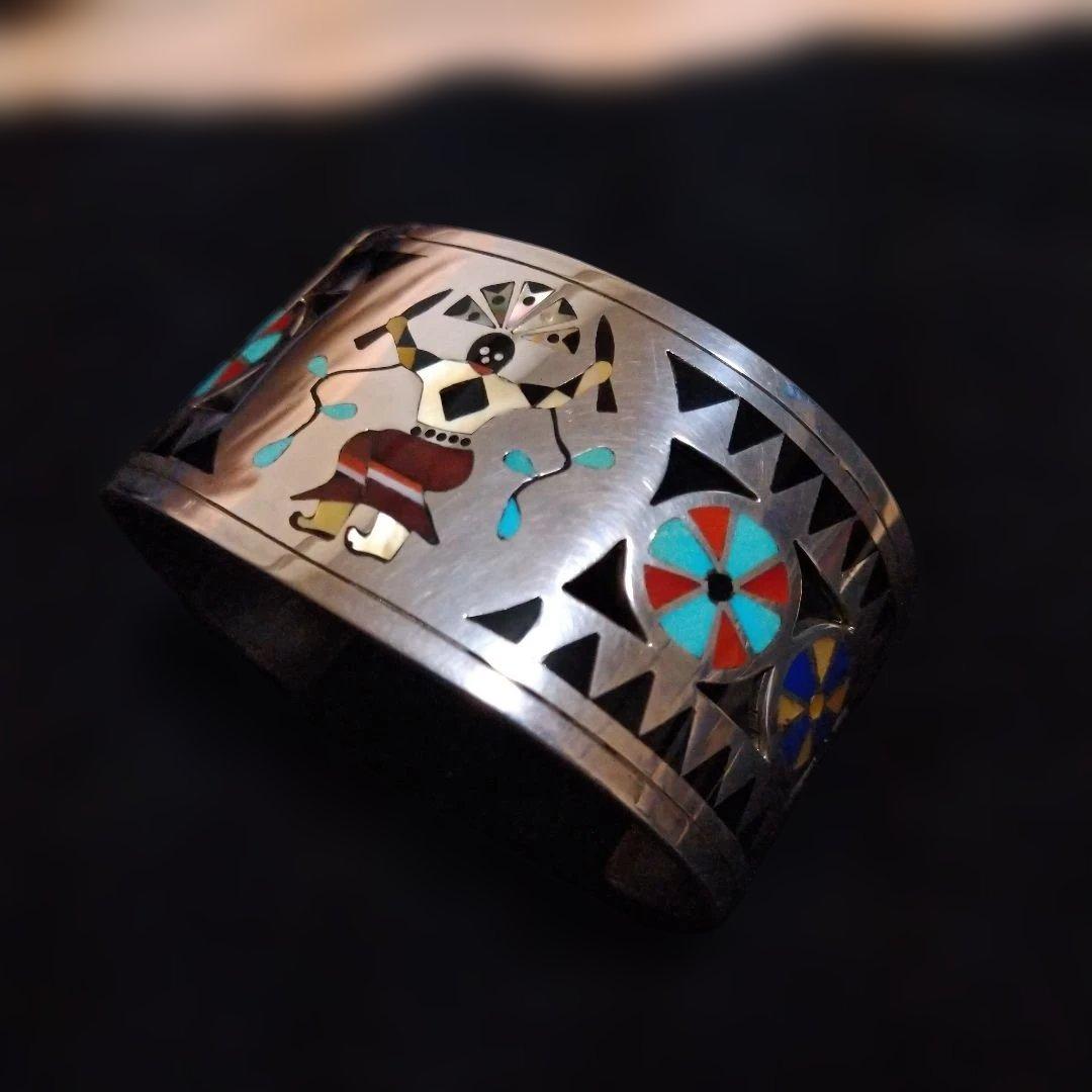 インディアンジュエリー ズニ族　バングル