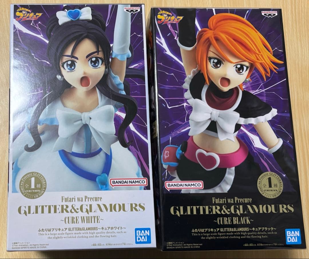 ふたりはプリキュア GLITTER&GLAMOURS ブラック ホワイト 2体 - メルカリ