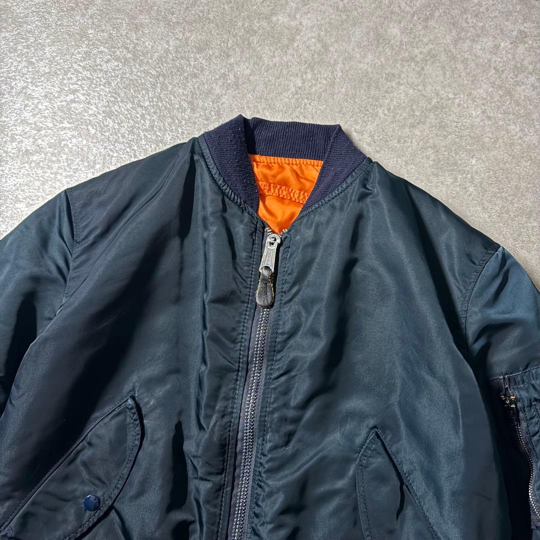 ジャケット・アウター 80s USA alpha type MA-1 flight jacket