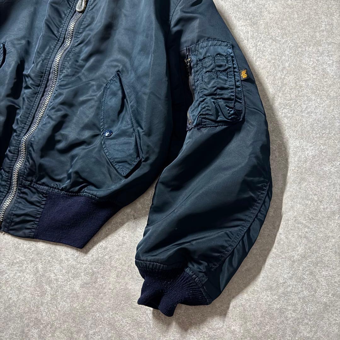 ジャケット・アウター 80s USA alpha type MA-1 flight jacket
