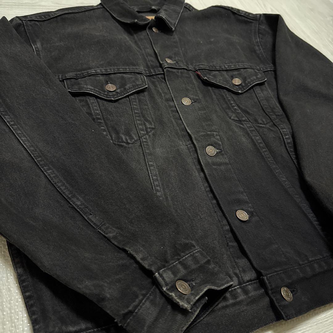 Levi's 70507 USA製 M ブラック デニムジャケット　90s