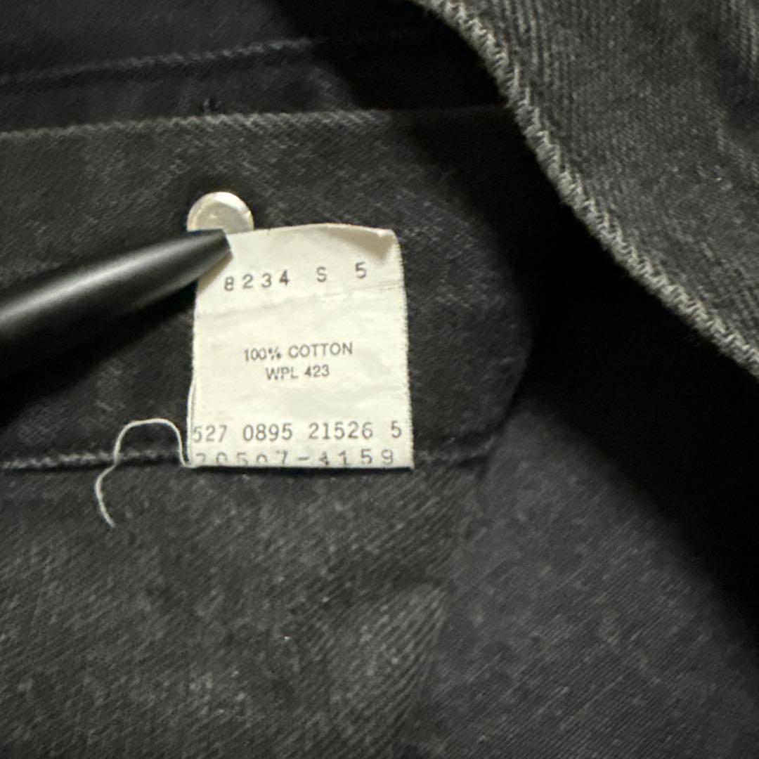 Levi's 70507 USA製 M ブラック デニムジャケット　90s