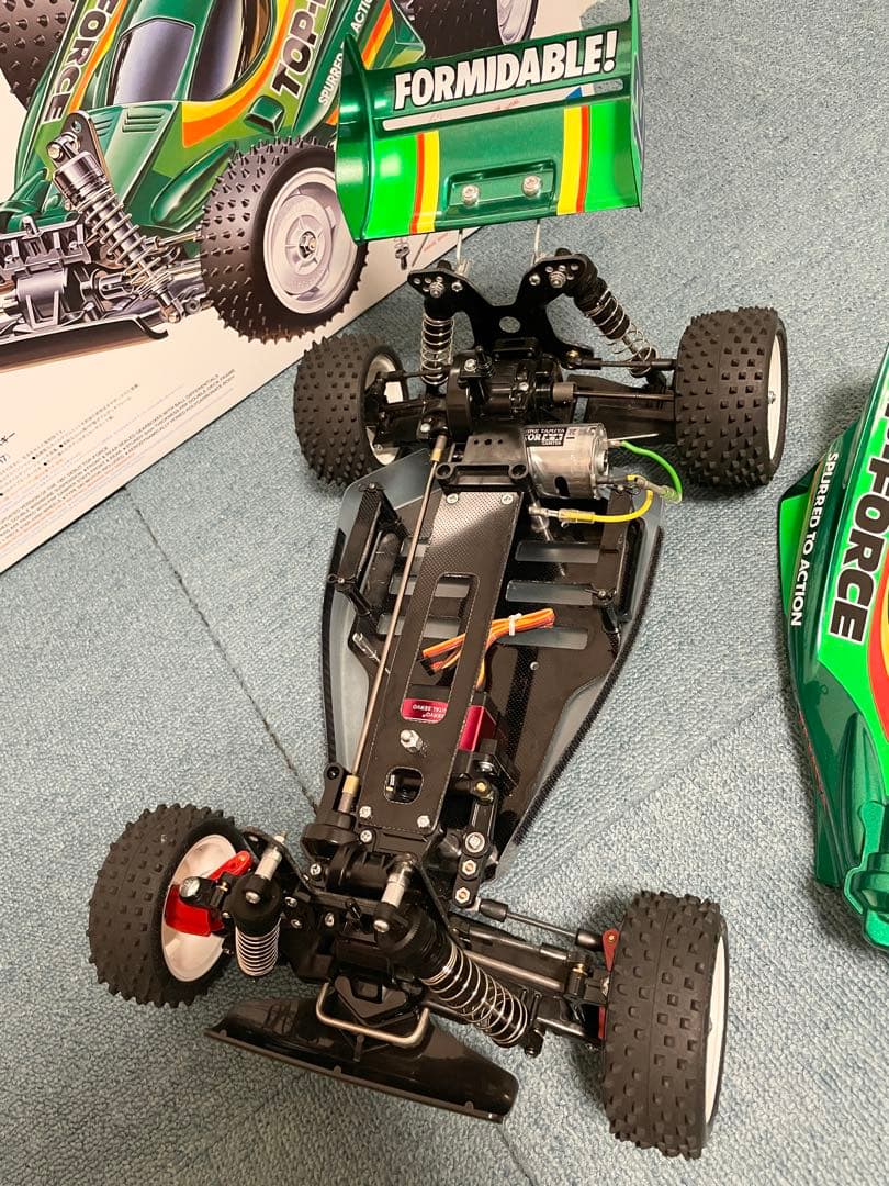 トップフォース(2017) フルベアリング ＋ アルミモーターベース 換装